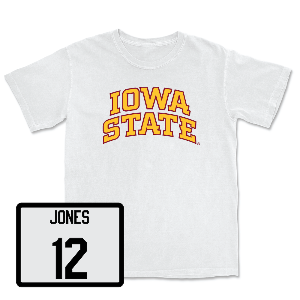 White Men's Basketball Iowa State Comfort Colors Tee
