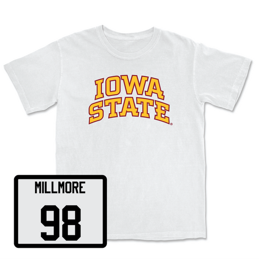 White Football Iowa State Comfort Colors Tee