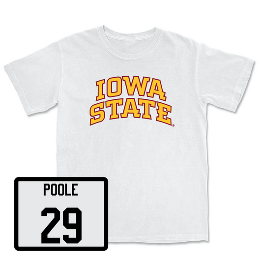 White Softball Iowa State Comfort Colors Tee